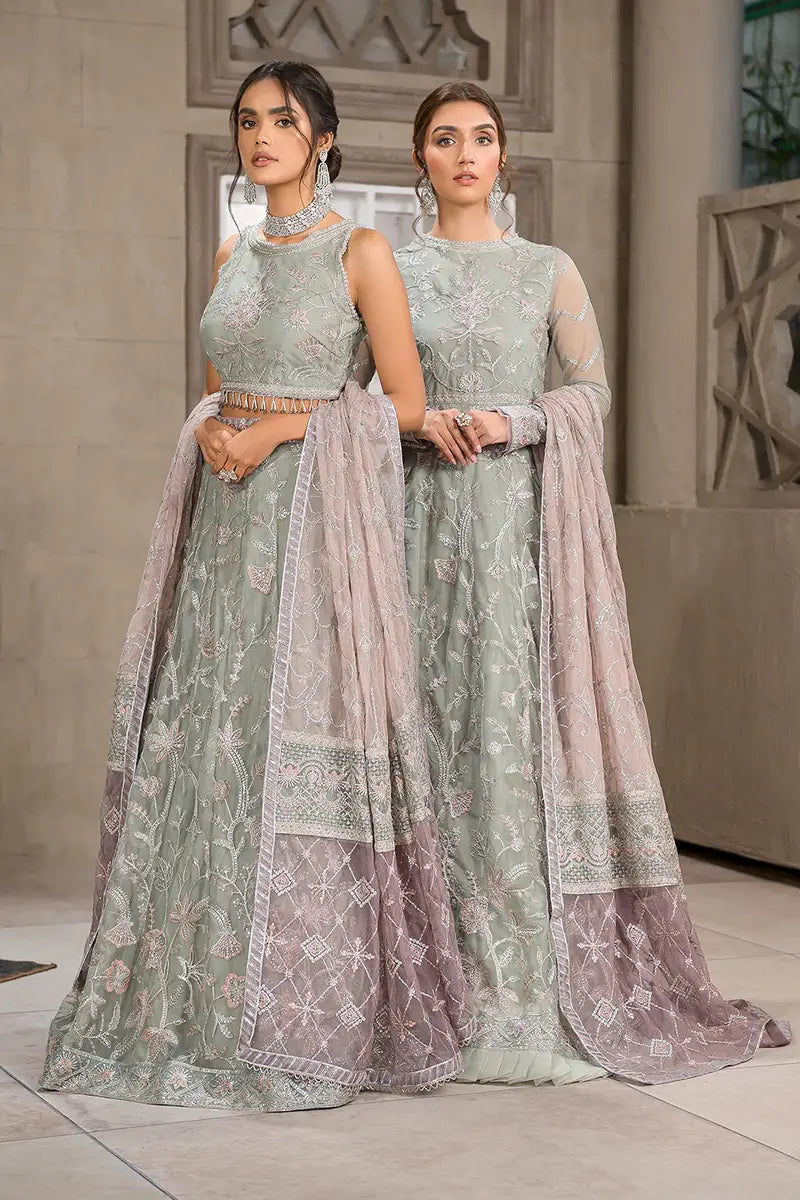 Zarif | Falak Formals | ZF 01 BLOSSOM - by - Libasekhas UK - Registered Vendor of : Zarif - 100% Original Designer Dresss