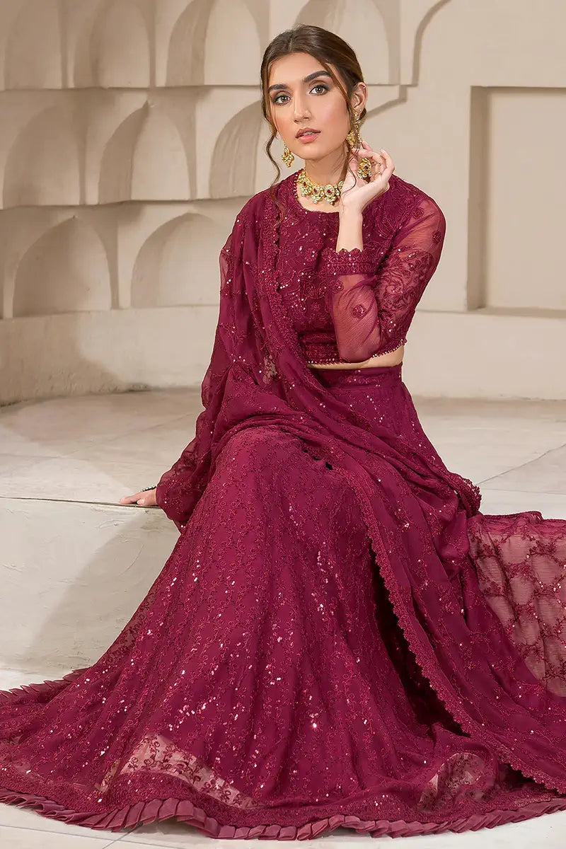 Zarif | Falak Formals | ZF 07 BERRIA - by - Libasekhas UK - Registered Vendor of : Zarif - 100% Original Designer Dresss
