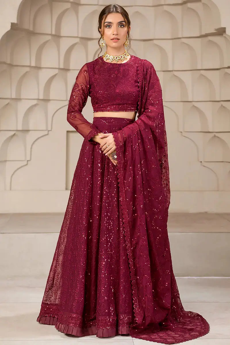 Zarif | Falak Formals | ZF 07 BERRIA - by - Libasekhas UK - Registered Vendor of : Zarif - 100% Original Designer Dresss