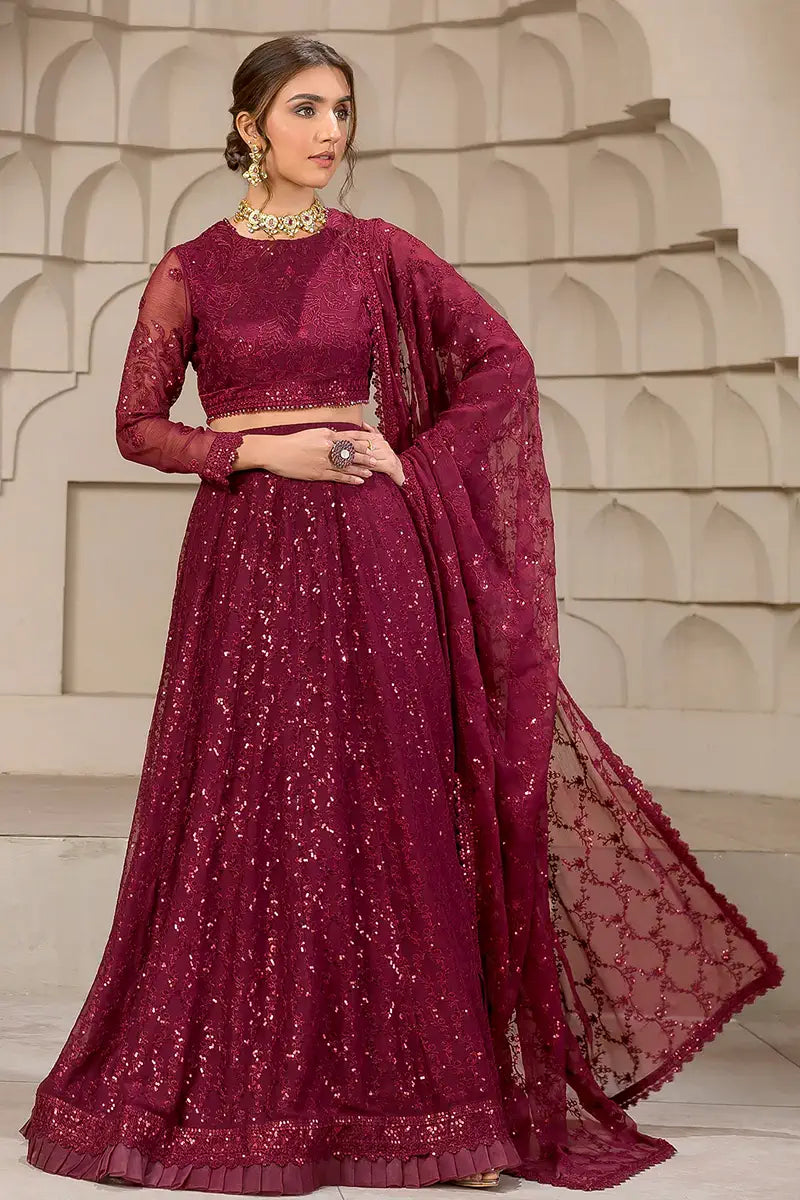 Zarif | Falak Formals | ZF 07 BERRIA - by - Libasekhas UK - Registered Vendor of : Zarif - 100% Original Designer Dresss