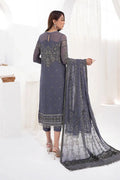 Zarif | LA CELESTE LUXURY Formals | ZLC 08 DUSTY TEAL - by - Libasekhas UK - Registered Vendor of : Zarif - 100% Original Designer Dresss