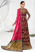 Zarif | LA CELESTE LUXURY Formals | ZLC 04 BURNT ROSE - by - Libasekhas UK - Registered Vendor of : Zarif - 100% Original Designer Dresss