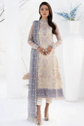 Zarif | LA CELESTE LUXURY Formals | ZLC 02 PEARL WHITE - by - Libasekhas UK - Registered Vendor of : Zarif - 100% Original Designer Dresss