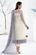 Zarif | LA CELESTE LUXURY Formals | ZLC 02 PEARL WHITE - by - Libasekhas UK - Registered Vendor of : Zarif - 100% Original Designer Dresss