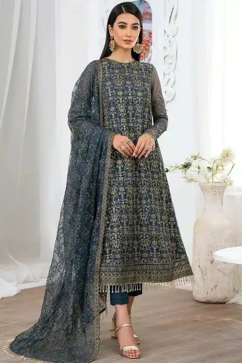 Zarif | Meeral Formals | ZLM 07 MEYSA - by - Libasekhas UK - Registered Vendor of : Zarif - 100% Original Designer Dresss