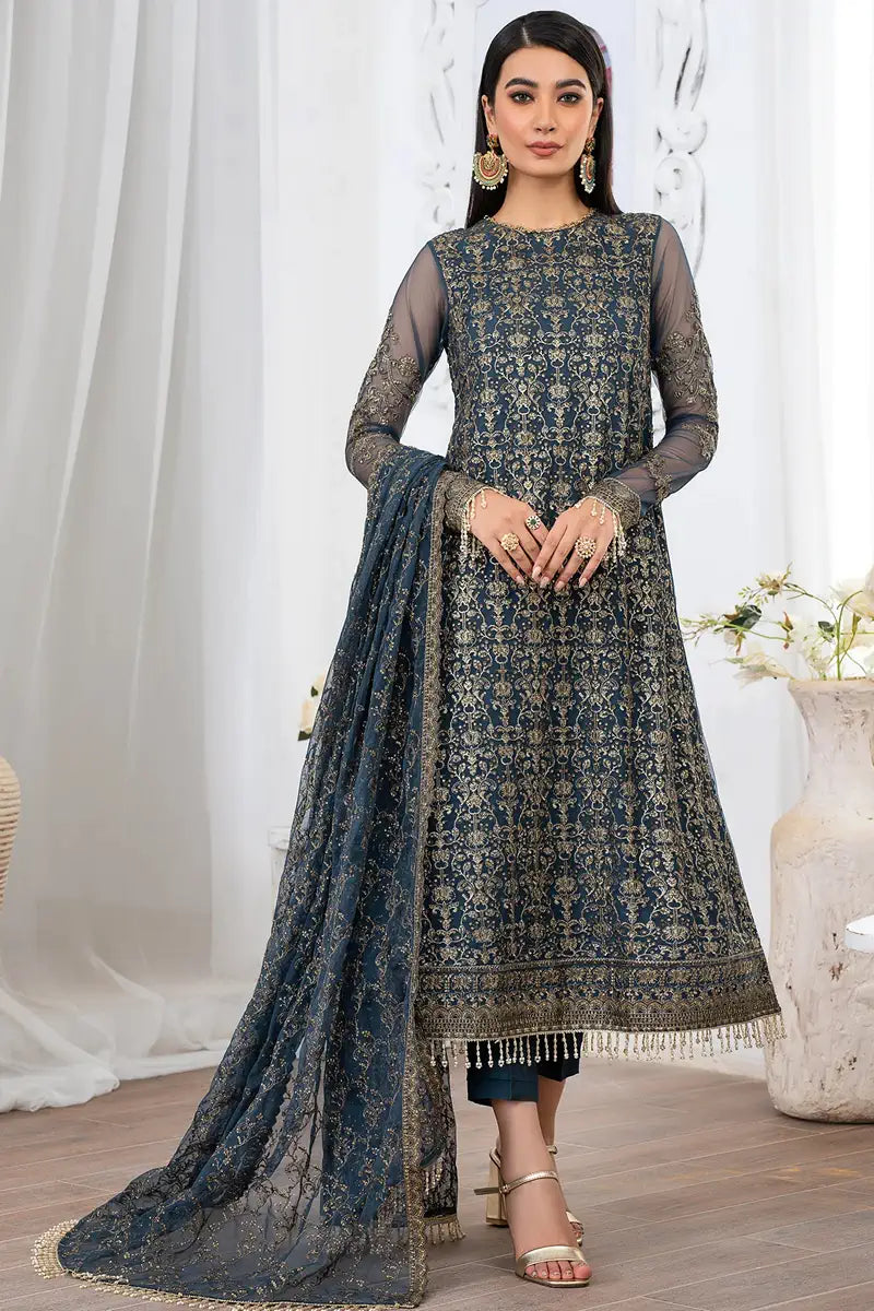 Zarif | Meeral Formals | ZLM 07 MEYSA - by - Libasekhas UK - Registered Vendor of : Zarif - 100% Original Designer Dresss