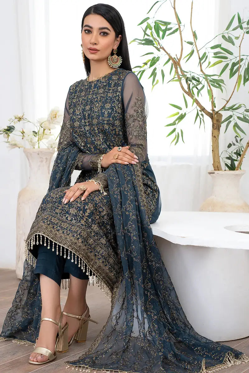 Zarif | Meeral Formals | ZLM 07 MEYSA - by - Libasekhas UK - Registered Vendor of : Zarif - 100% Original Designer Dresss