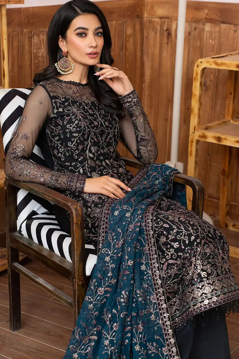 Zarif | Meeral Formals | ZLM 02 ZIMMEL - by - Libasekhas UK - Registered Vendor of : Zarif - 100% Original Designer Dresss