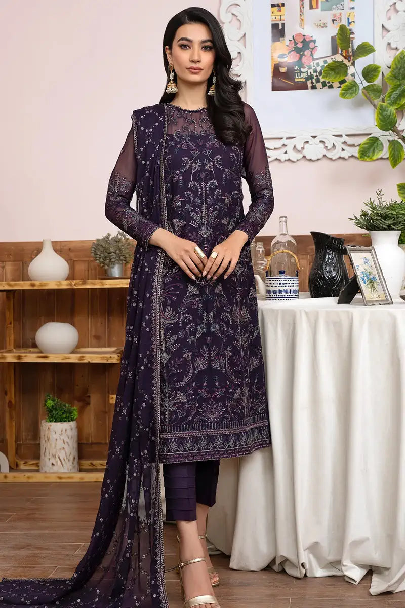 Zarif | Meeral Formals | ZLM 05 SCARLETT - by - Libasekhas UK - Registered Vendor of : Zarif - 100% Original Designer Dresss