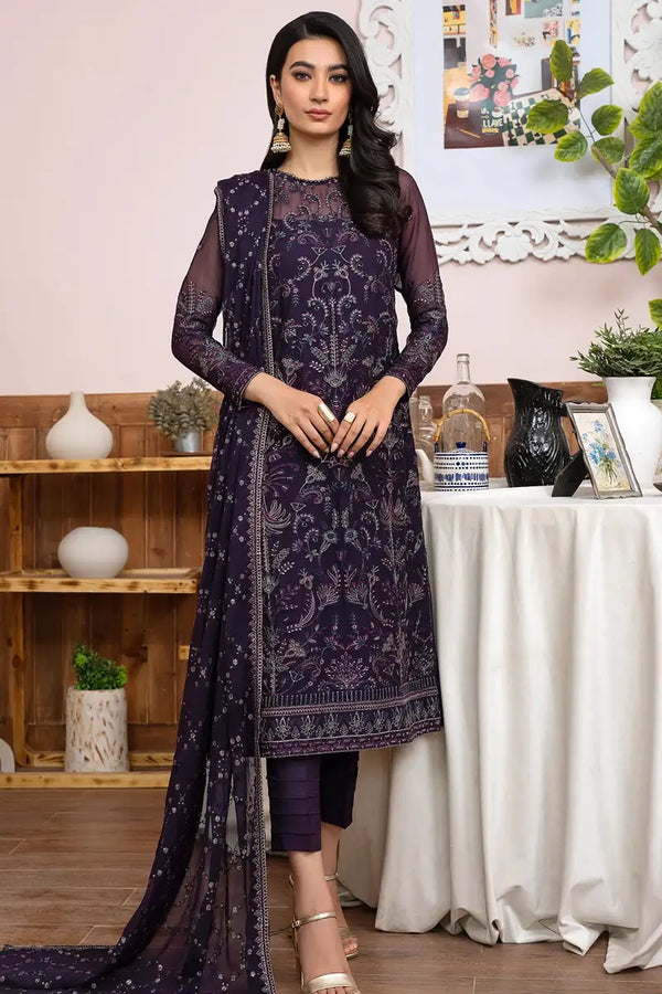 Zarif | Meeral Formals | ZLM 05 SCARLETT - by - Libasekhas UK - Registered Vendor of : Zarif - 100% Original Designer Dresss