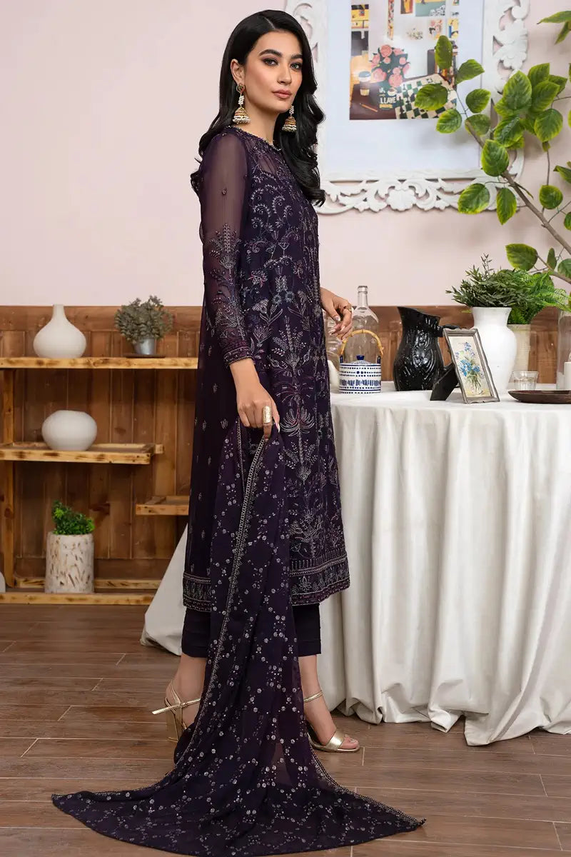 Zarif | Meeral Formals | ZLM 05 SCARLETT - by - Libasekhas UK - Registered Vendor of : Zarif - 100% Original Designer Dresss