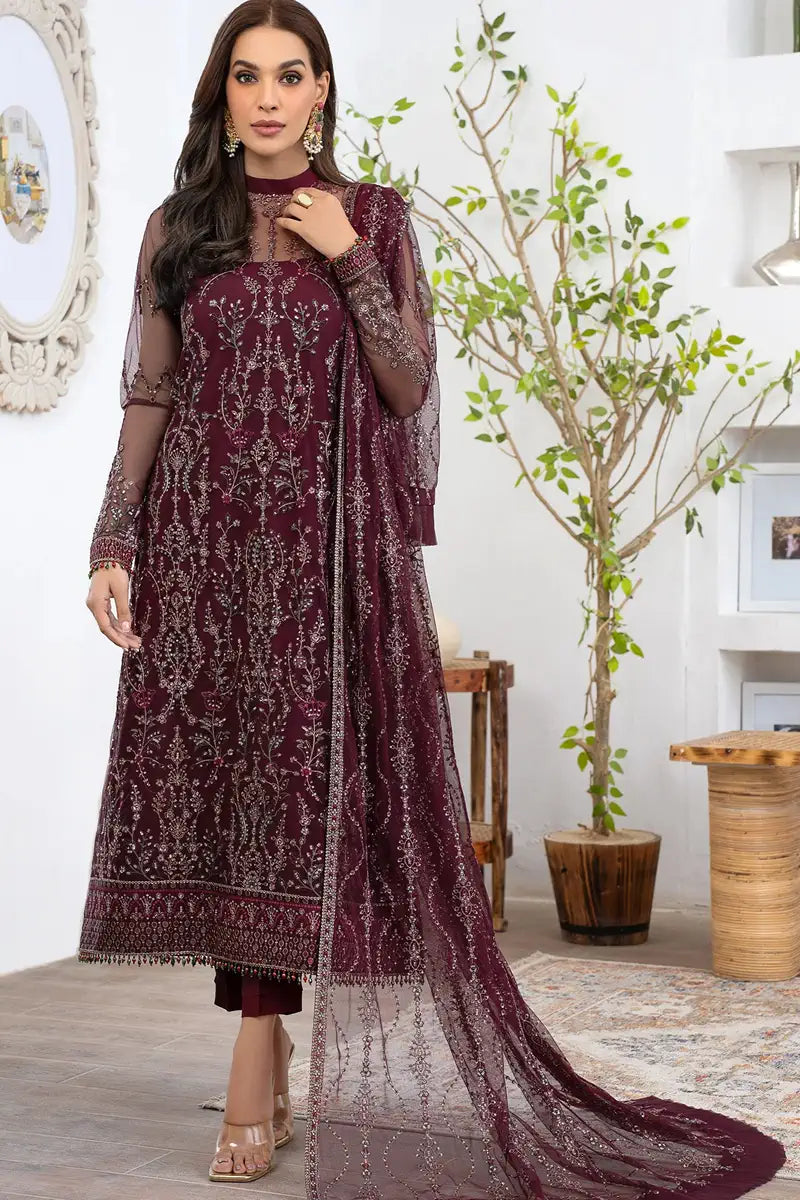 Zarif | Meeral Formals | ZLM 06 MARIE - by - Libasekhas UK - Registered Vendor of : Zarif - 100% Original Designer Dresss
