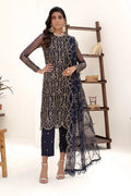 Zarif | Nazneen Formals | ZN 09 DEEP PINE - by - Libasekhas UK - Registered Vendor of : Zarif - 100% Original Designer Dresss