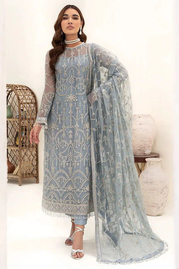 Zarif | Nazneen Formals | ZN 06 AMORA - by - Libasekhas UK - Registered Vendor of : Zarif - 100% Original Designer Dresss