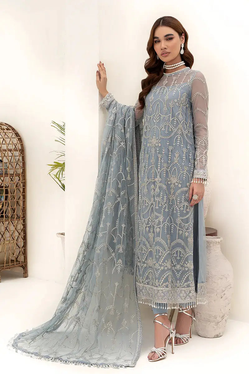 Zarif | Nazneen Formals | ZN 06 AMORA - by - Libasekhas UK - Registered Vendor of : Zarif - 100% Original Designer Dresss
