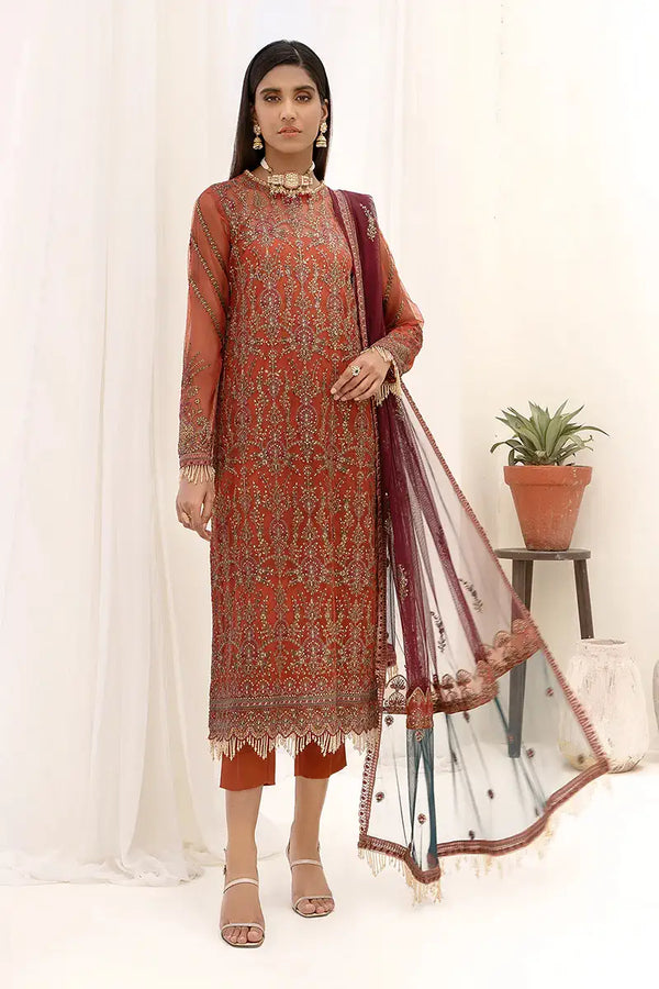 Zarif | Nazneen Formals | ZN 05 IRIS - by - Libasekhas UK - Registered Vendor of : Zarif - 100% Original Designer Dresss