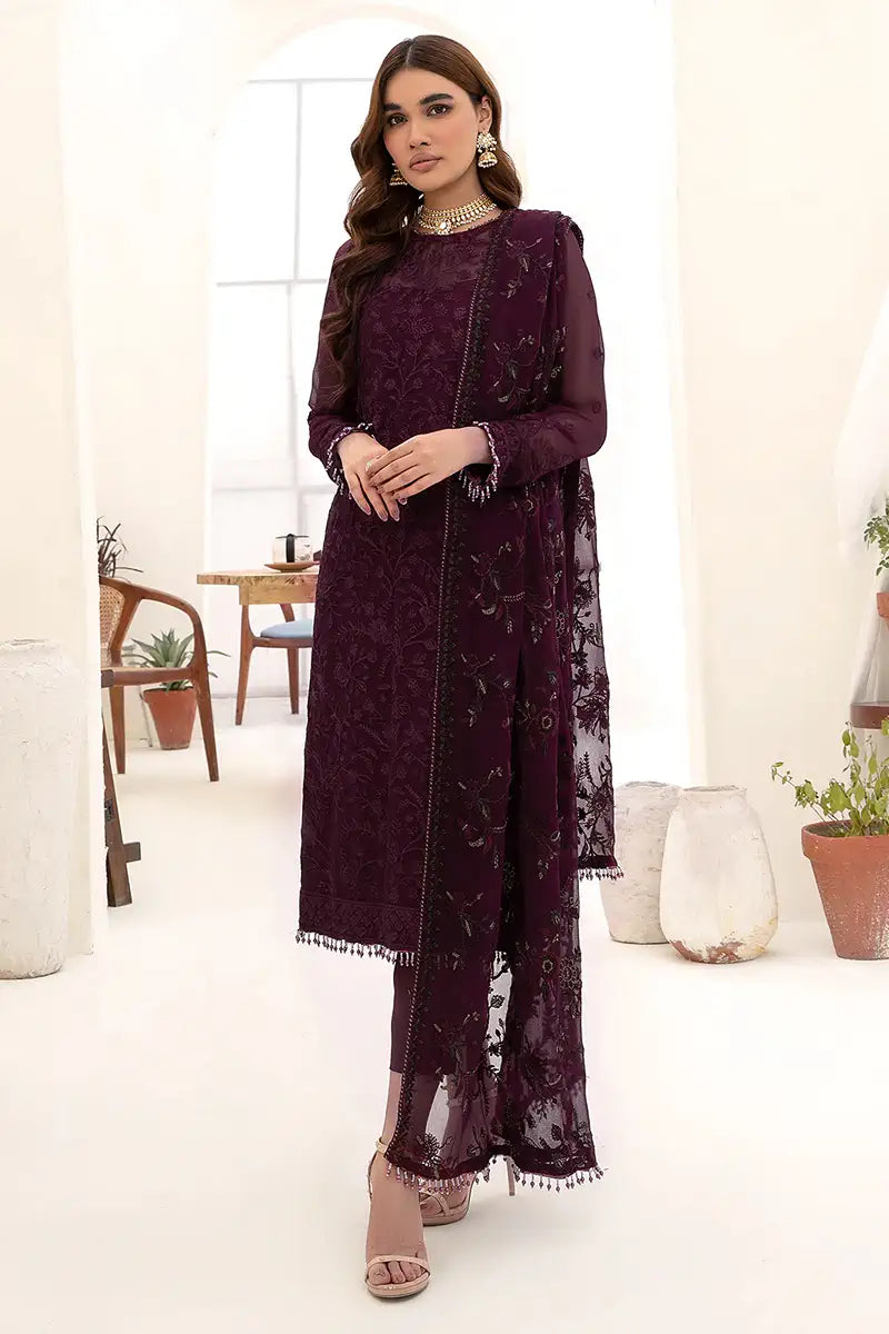 Zarif | Nazneen Formals | ZN 07 AMELIA - by - Libasekhas UK - Registered Vendor of : Zarif - 100% Original Designer Dresss