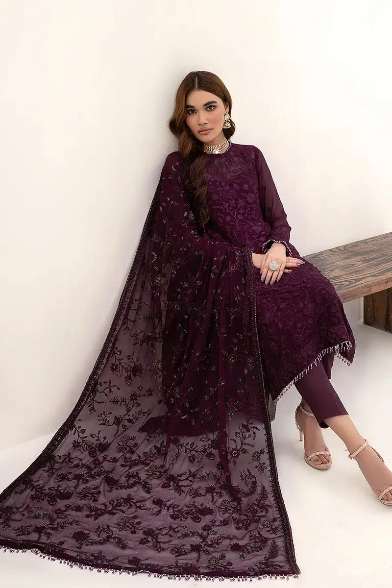 Zarif | Nazneen Formals | ZN 07 AMELIA - by - Libasekhas UK - Registered Vendor of : Zarif - 100% Original Designer Dresss