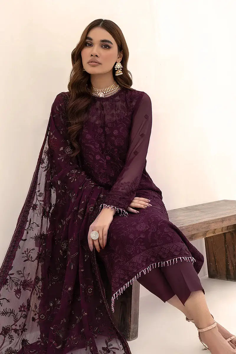 Zarif | Nazneen Formals | ZN 07 AMELIA - by - Libasekhas UK - Registered Vendor of : Zarif - 100% Original Designer Dresss