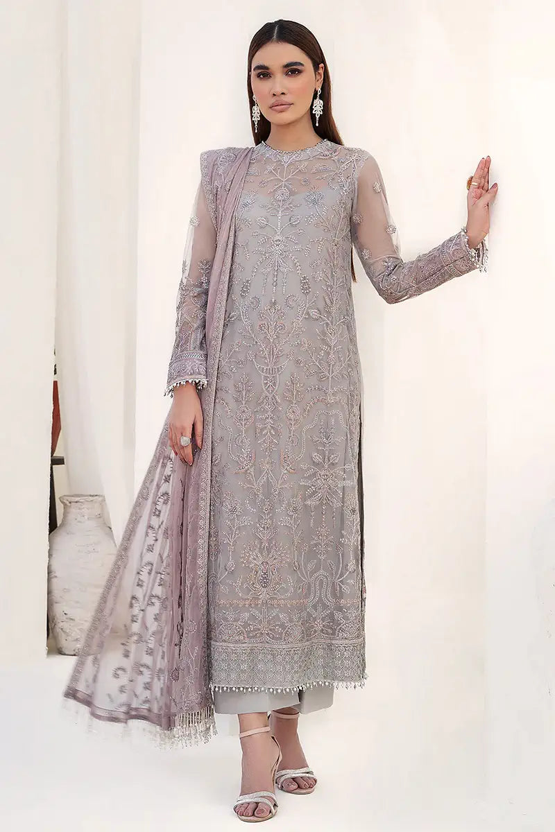 Zarif | Nazneen Formals | ZN 02 MISTY - by - Libasekhas UK - Registered Vendor of : Zarif - 100% Original Designer Dresss