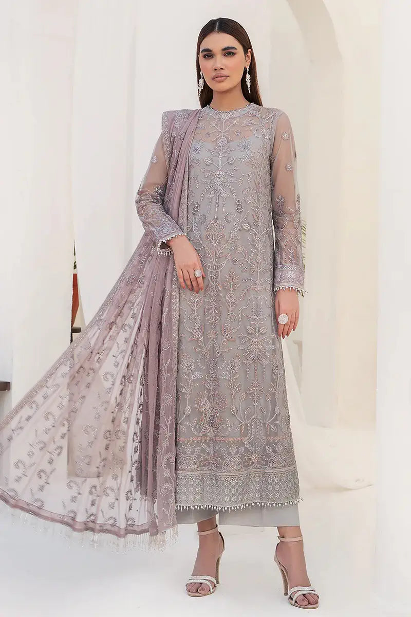 Zarif | Nazneen Formals | ZN 02 MISTY - by - Libasekhas UK - Registered Vendor of : Zarif - 100% Original Designer Dresss