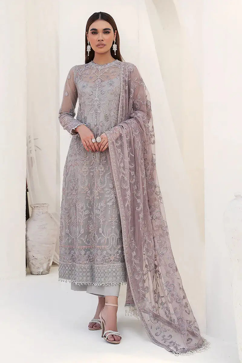 Zarif | Nazneen Formals | ZN 02 MISTY - by - Libasekhas UK - Registered Vendor of : Zarif - 100% Original Designer Dresss