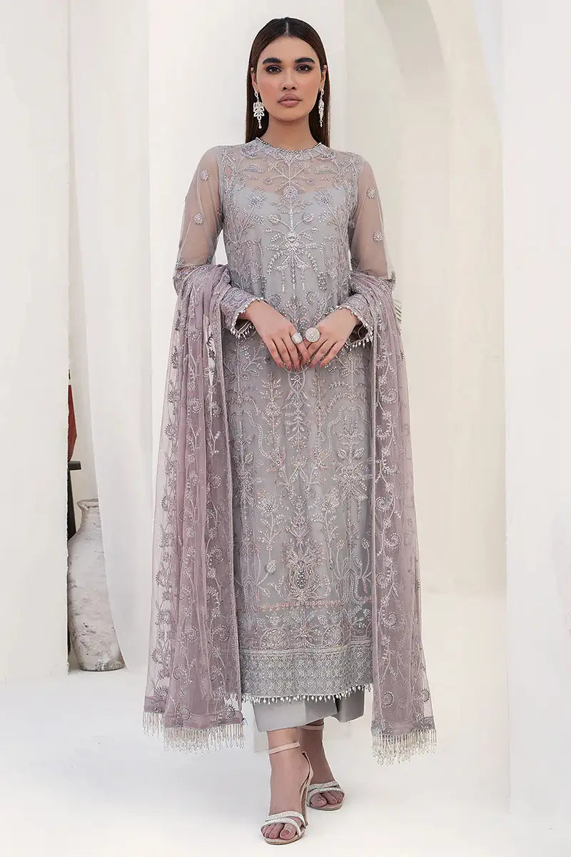 Zarif | Nazneen Formals | ZN 02 MISTY - by - Libasekhas UK - Registered Vendor of : Zarif - 100% Original Designer Dresss