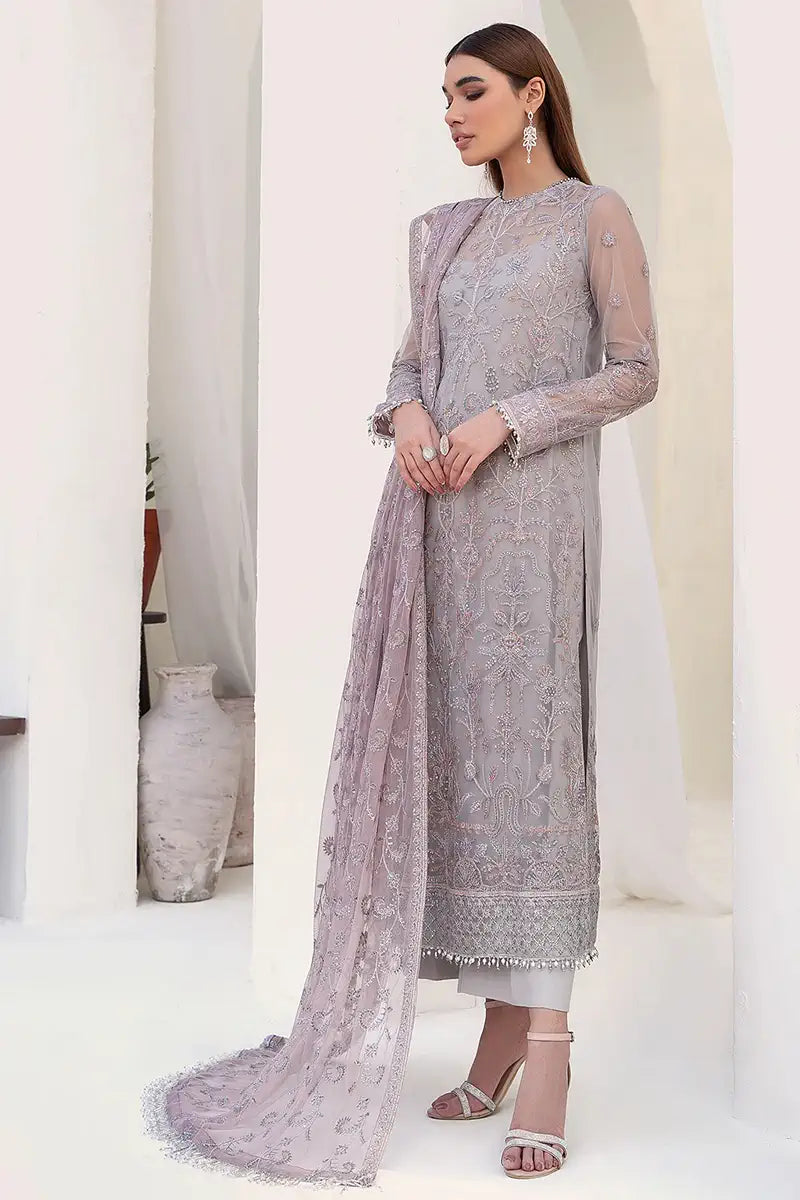 Zarif | Nazneen Formals | ZN 02 MISTY - by - Libasekhas UK - Registered Vendor of : Zarif - 100% Original Designer Dresss