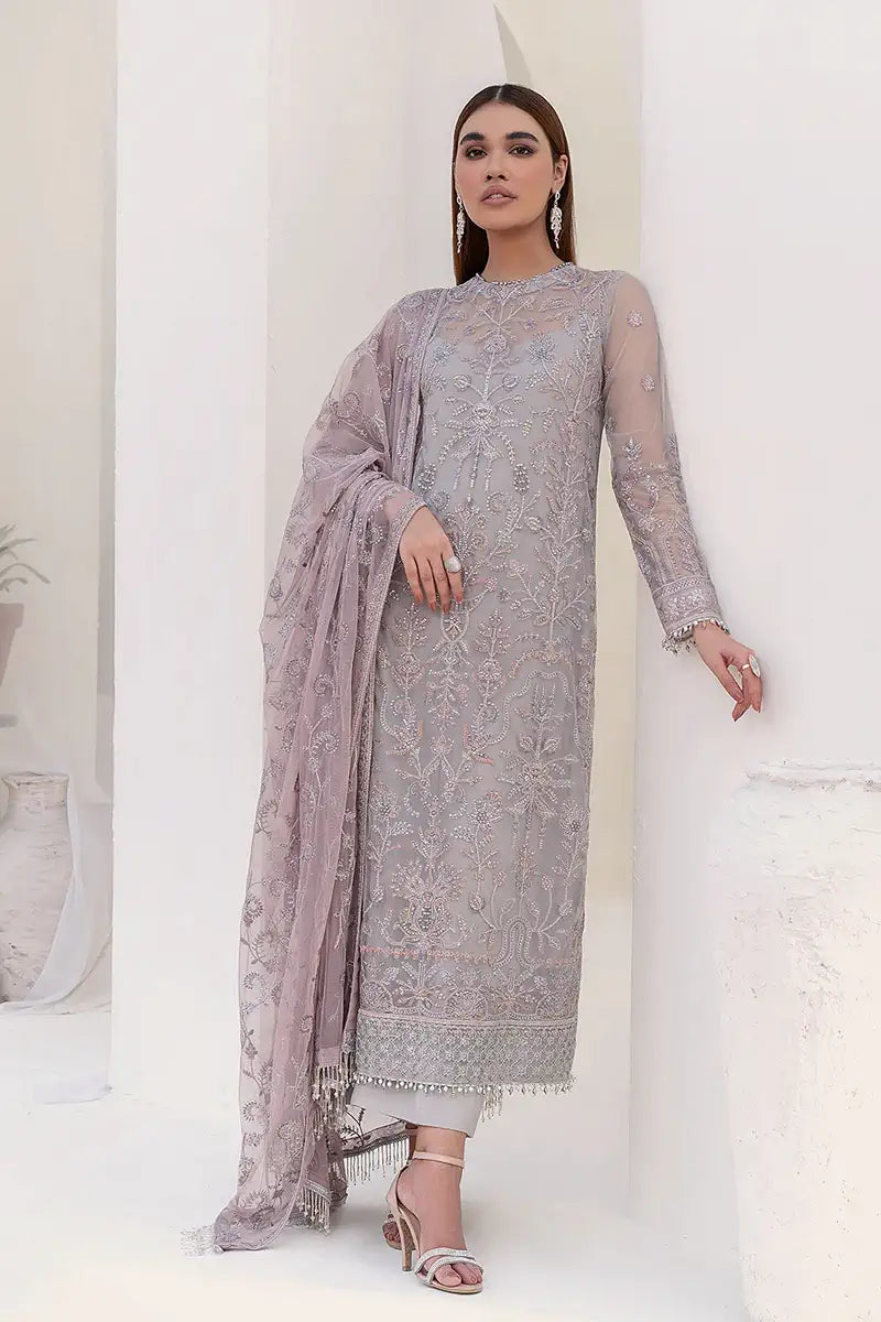 Zarif | Nazneen Formals | ZN 02 MISTY - by - Libasekhas UK - Registered Vendor of : Zarif - 100% Original Designer Dresss