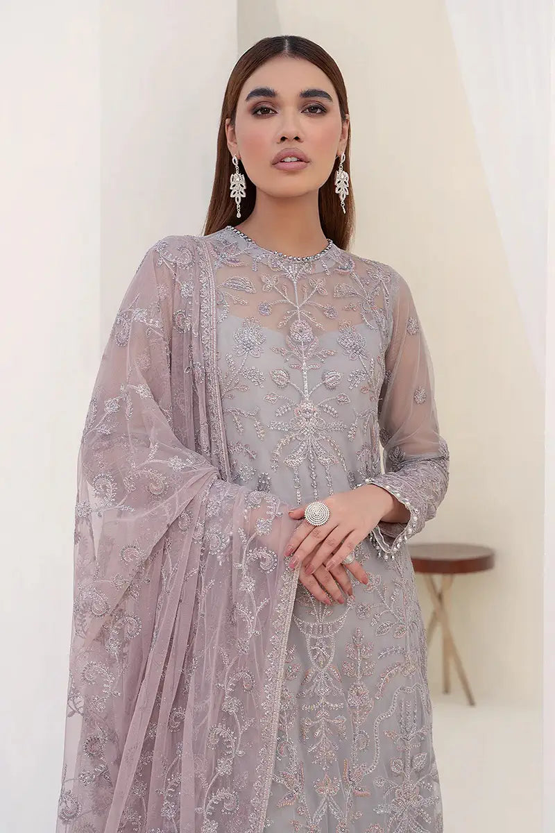 Zarif | Nazneen Formals | ZN 02 MISTY - by - Libasekhas UK - Registered Vendor of : Zarif - 100% Original Designer Dresss