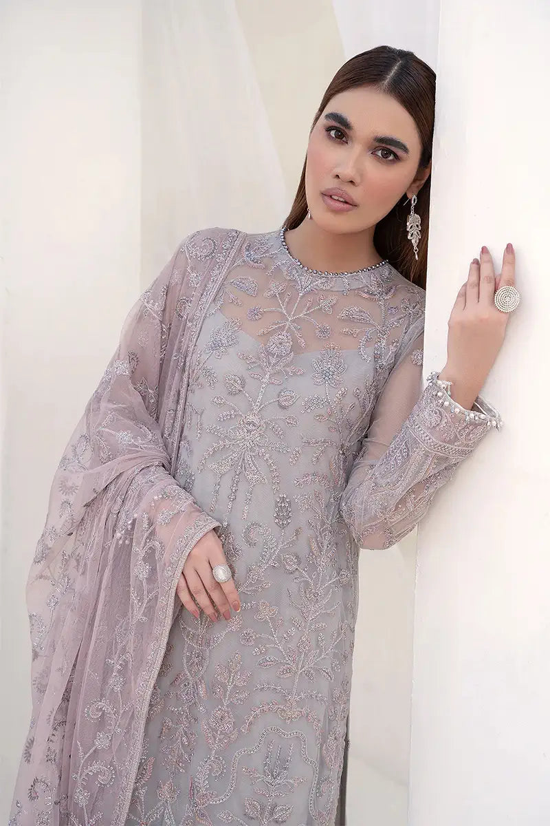 Zarif | Nazneen Formals | ZN 02 MISTY - by - Libasekhas UK - Registered Vendor of : Zarif - 100% Original Designer Dresss