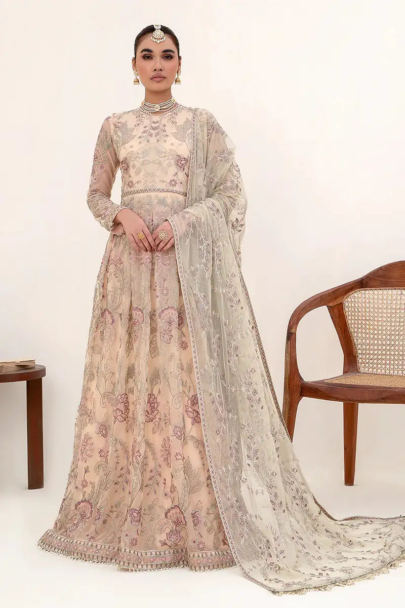 Zarif | Nazneen Formals | ZN 08 ROSERIE - by - Libasekhas UK - Registered Vendor of : Zarif - 100% Original Designer Dresss