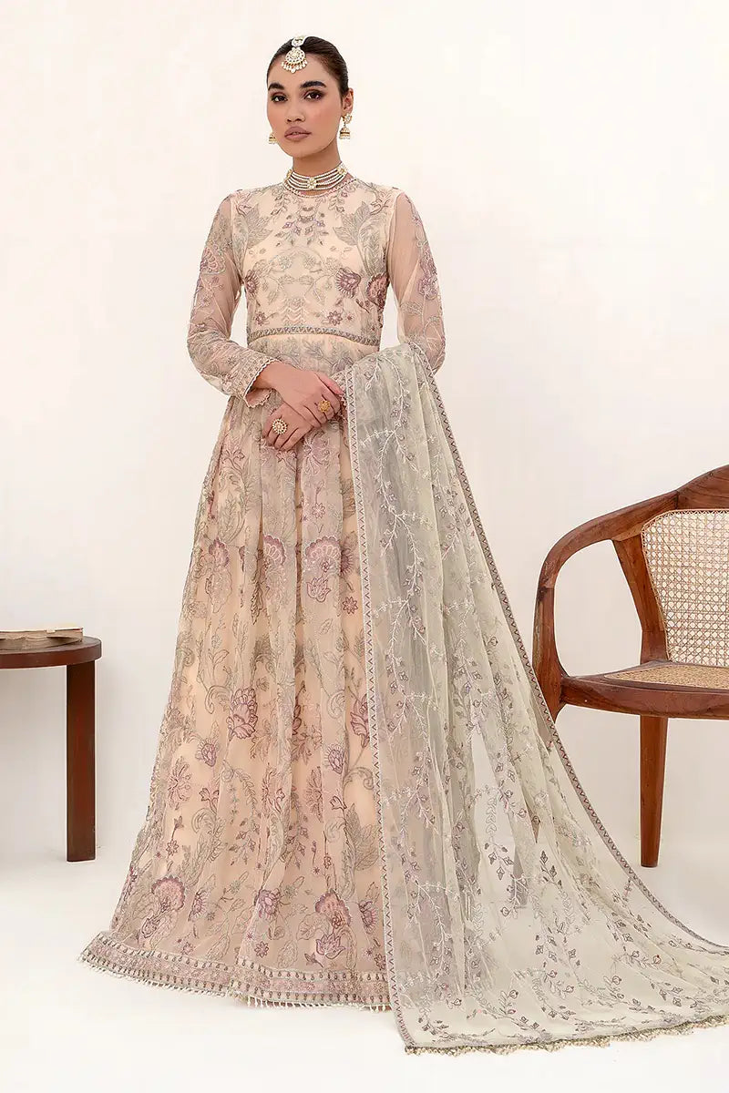 Zarif | Nazneen Formals | ZN 08 ROSERIE - by - Libasekhas UK - Registered Vendor of : Zarif - 100% Original Designer Dresss