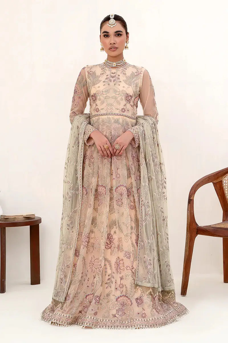 Zarif | Nazneen Formals | ZN 08 ROSERIE - by - Libasekhas UK - Registered Vendor of : Zarif - 100% Original Designer Dresss