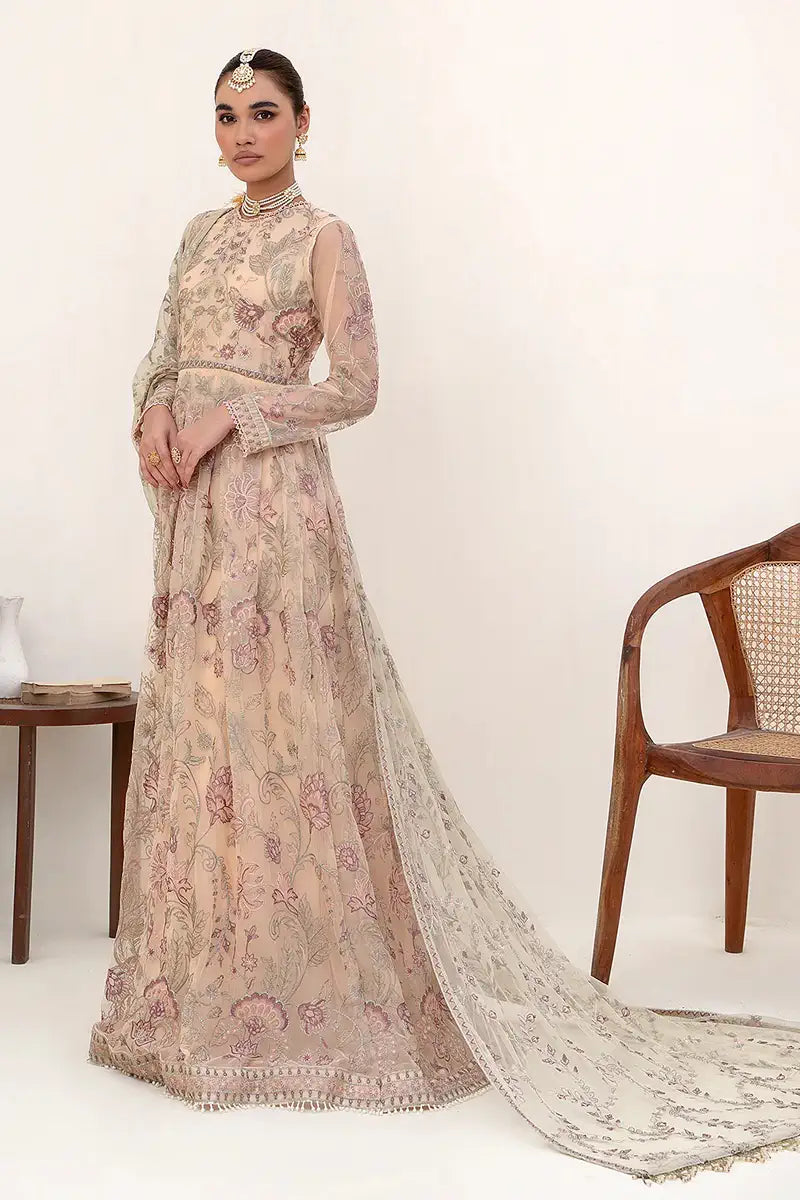 Zarif | Nazneen Formals | ZN 08 ROSERIE - by - Libasekhas UK - Registered Vendor of : Zarif - 100% Original Designer Dresss
