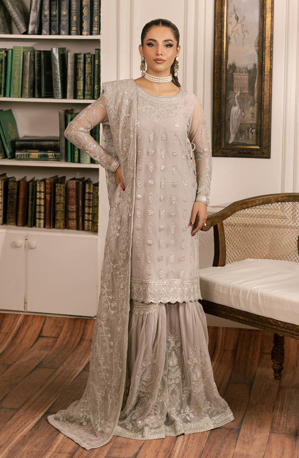 Zarif | Inayat Wedding Formals |  ZRI 05 DHANAK - by - Libasekhas UK - Registered Vendor of : zarif - 100% Original Designer Dresss