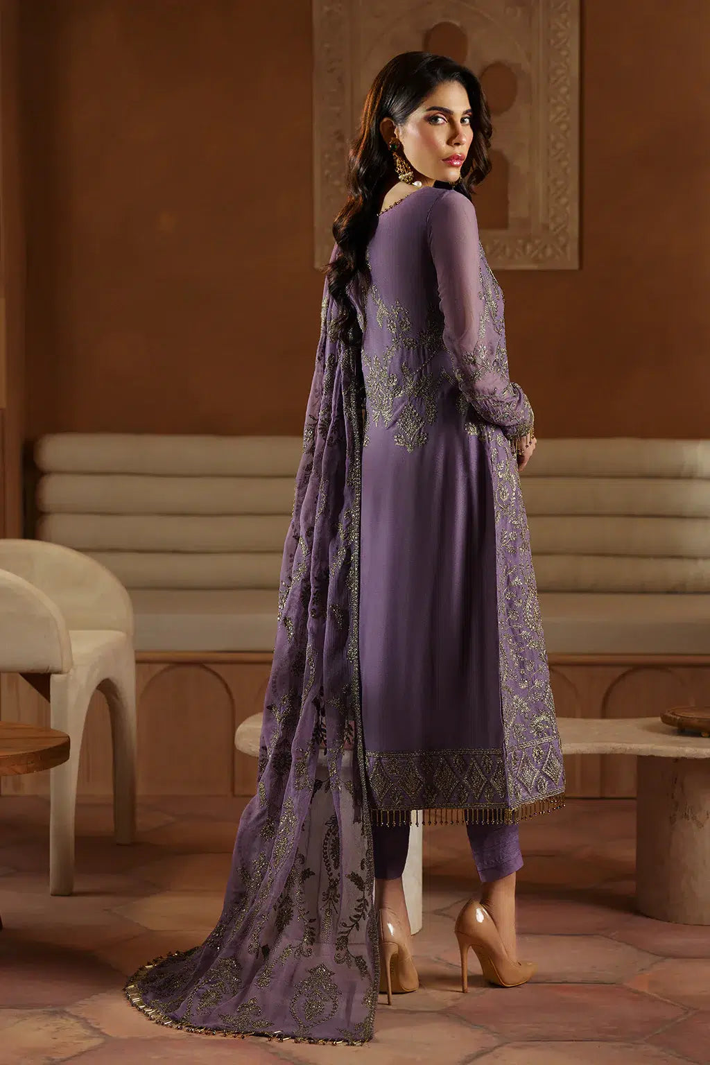 Zarif | Nauroz Festive Formals | ZFN 03 JAHAAN - by - Libasekhas UK - Registered Vendor of : Zarif - 100% Original Designer Dresss