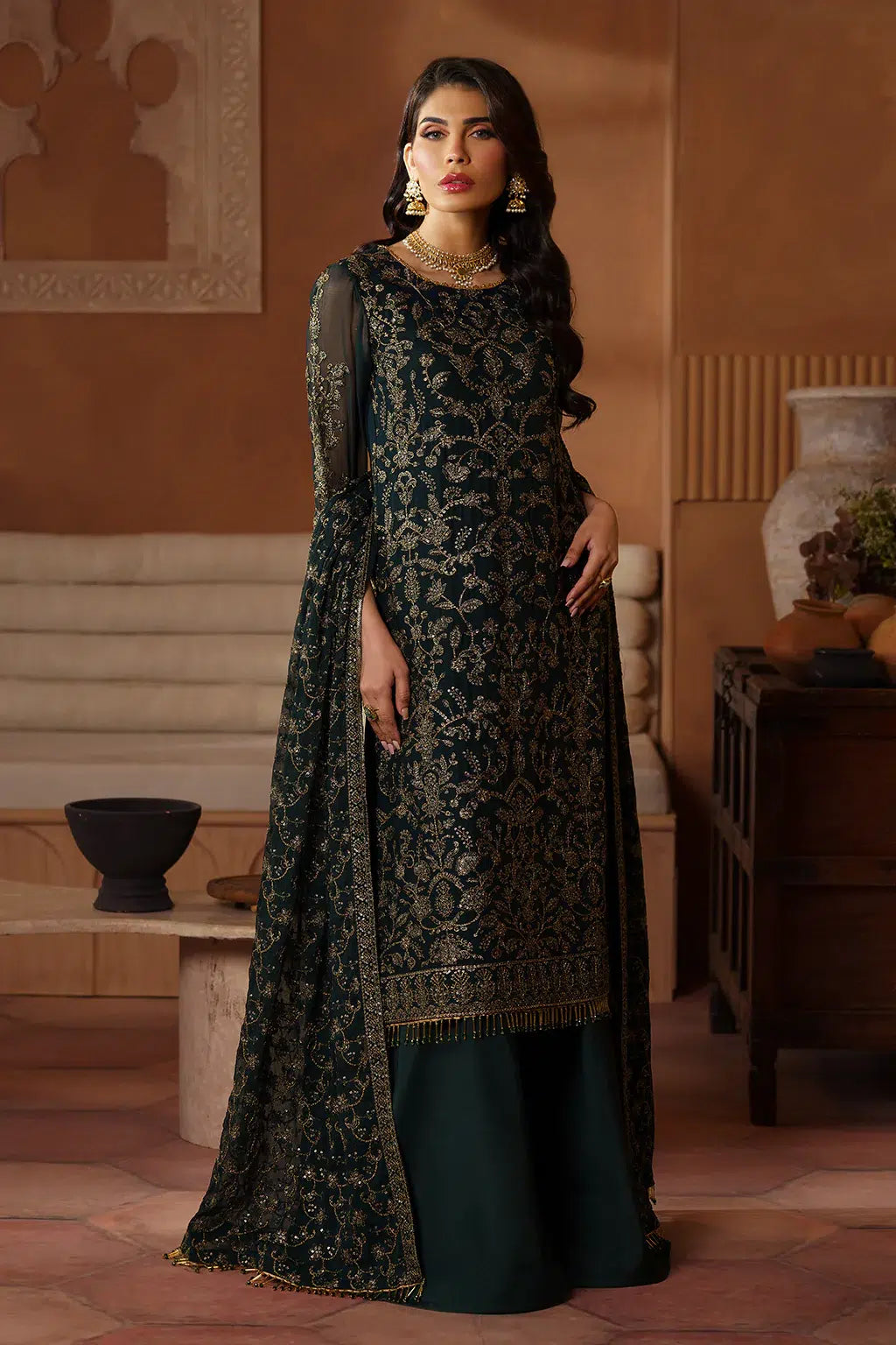 Zarif | Nauroz Festive Formals | ZFN 08 HAMAYAL - by - Libasekhas UK - Registered Vendor of : Zarif - 100% Original Designer Dresss