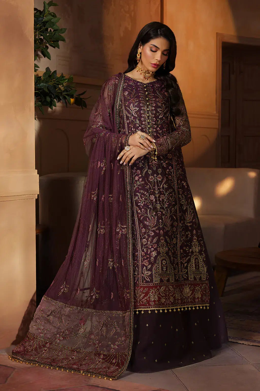 Zarif | Nauroz Festive Formals | ZFN 05 AARZOO - by - Libasekhas UK - Registered Vendor of : Zarif - 100% Original Designer Dresss