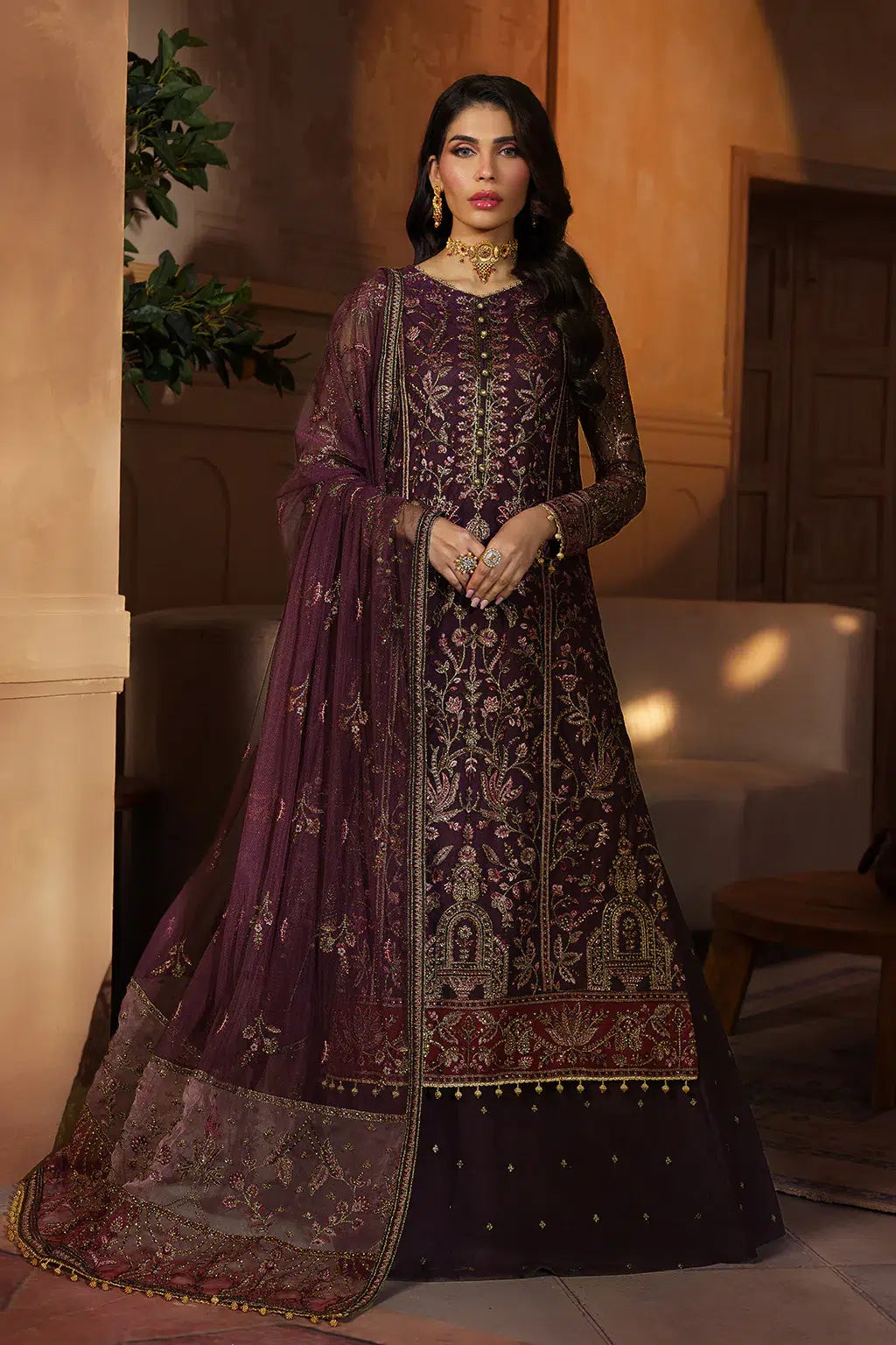Zarif | Nauroz Festive Formals | ZFN 05 AARZOO - by - Libasekhas UK - Registered Vendor of : Zarif - 100% Original Designer Dresss