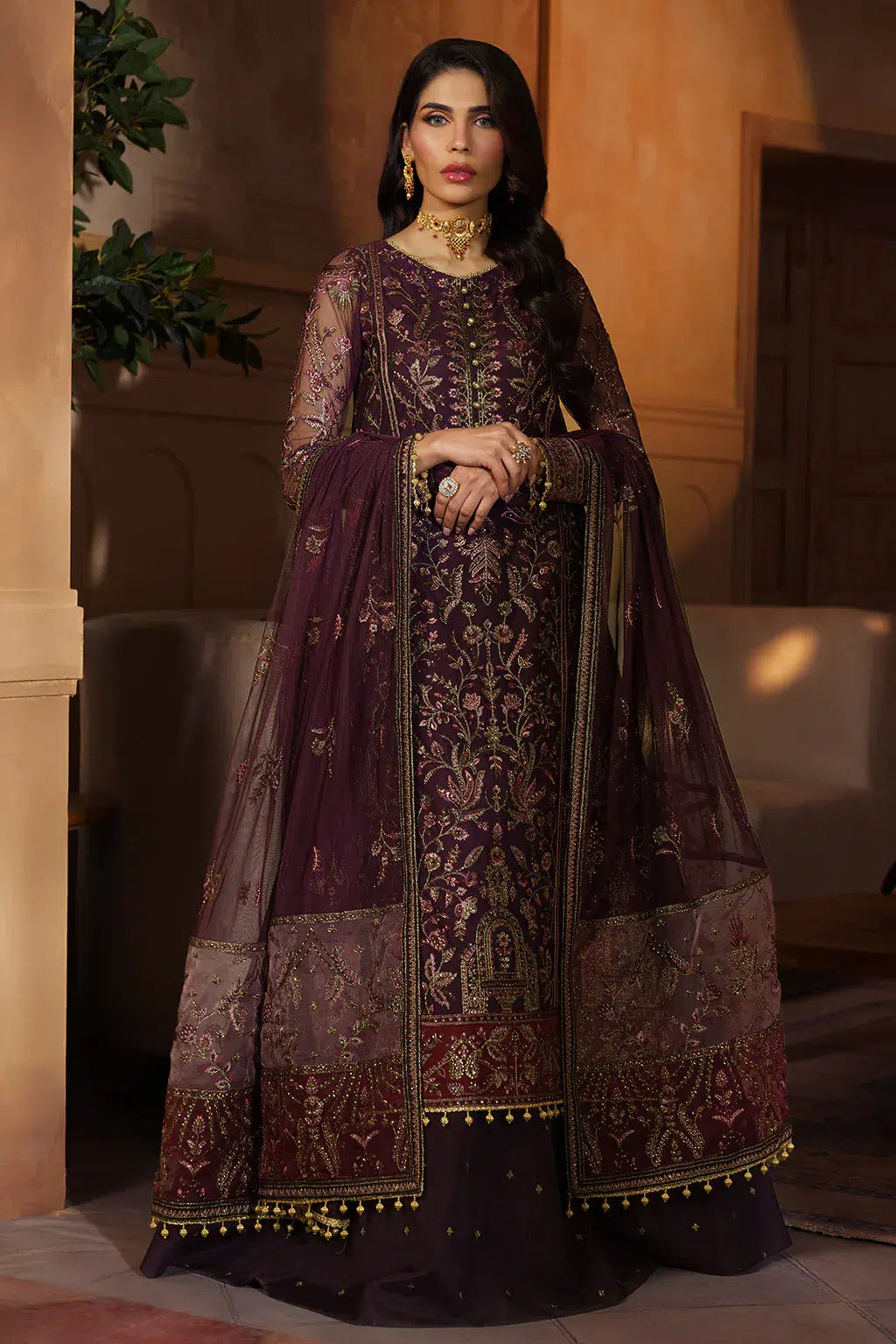 Zarif | Nauroz Festive Formals | ZFN 05 AARZOO - by - Libasekhas UK - Registered Vendor of : Zarif - 100% Original Designer Dresss