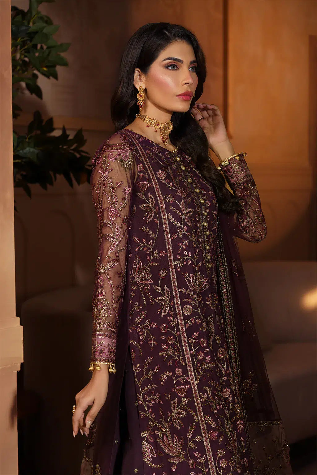 Zarif | Nauroz Festive Formals | ZFN 05 AARZOO - by - Libasekhas UK - Registered Vendor of : Zarif - 100% Original Designer Dresss