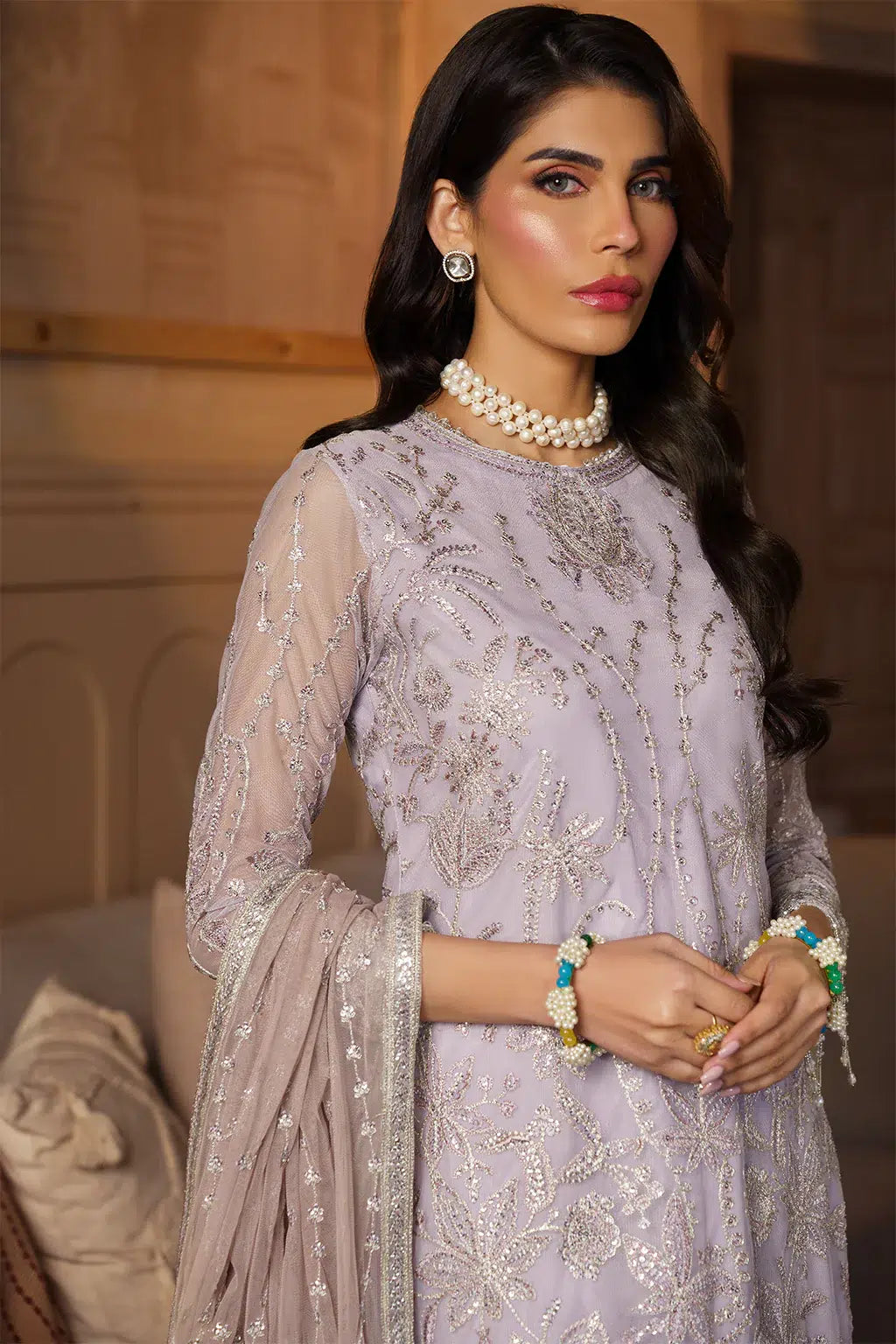 Zarif | Nauroz Festive Formals | ZFN 07 MEHER - by - Libasekhas UK - Registered Vendor of : Zarif - 100% Original Designer Dresss
