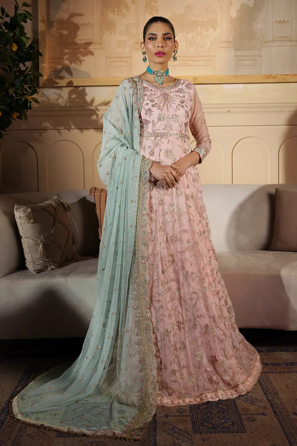 Zarif | Nauroz Festive Formals | ZFN 04 SAMARA - by - Libasekhas UK - Registered Vendor of : Zarif - 100% Original Designer Dresss