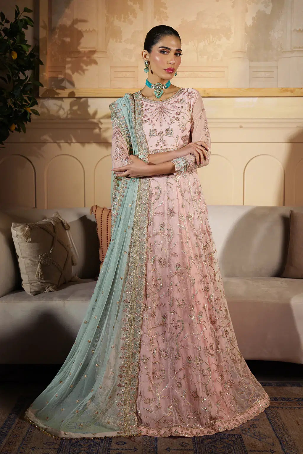 Zarif | Nauroz Festive Formals | ZFN 04 SAMARA - by - Libasekhas UK - Registered Vendor of : Zarif - 100% Original Designer Dresss