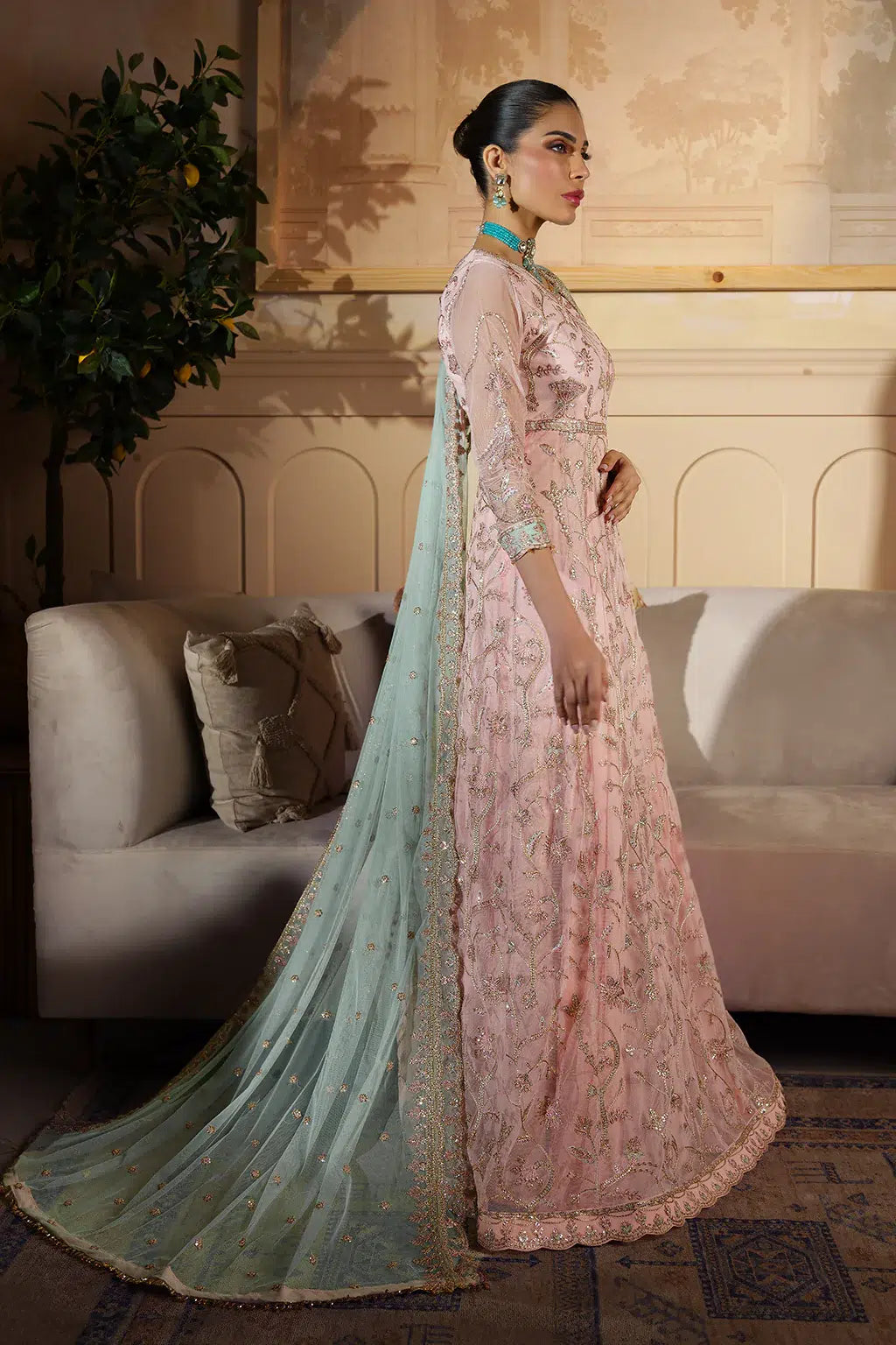 Zarif | Nauroz Festive Formals | ZFN 04 SAMARA - by - Libasekhas UK - Registered Vendor of : Zarif - 100% Original Designer Dresss