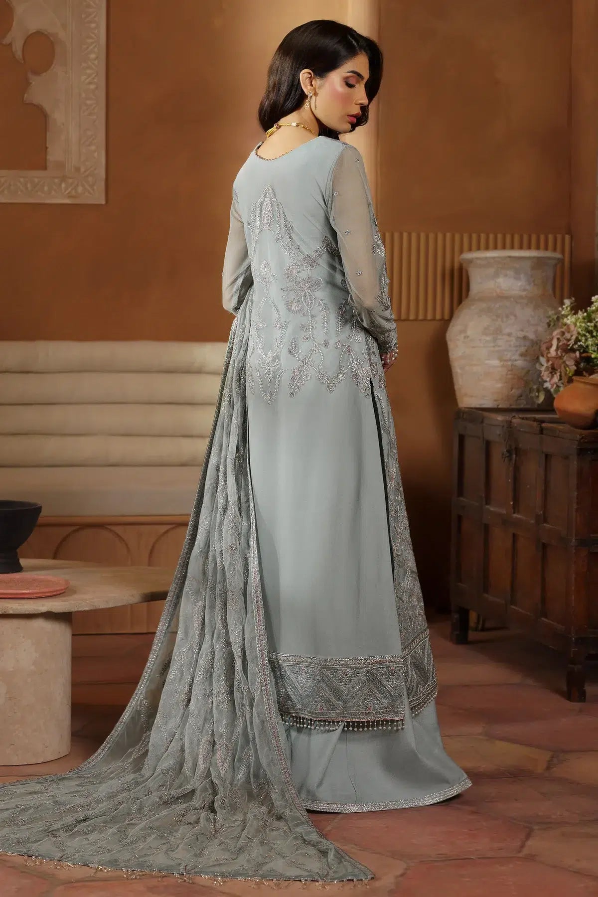 Zarif | Nauroz Festive Formals | ZFN 02 AMROZE - by - Libasekhas UK - Registered Vendor of : Zarif - 100% Original Designer Dresss