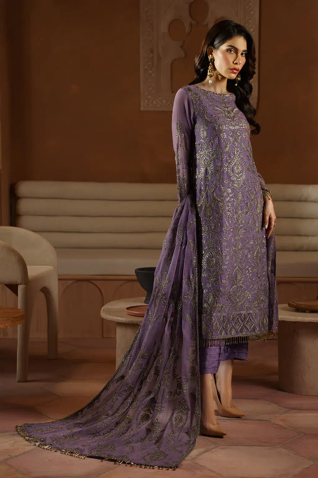 Zarif | Nauroz Festive Formals | ZFN 03 JAHAAN - by - Libasekhas UK - Registered Vendor of : Zarif - 100% Original Designer Dresss