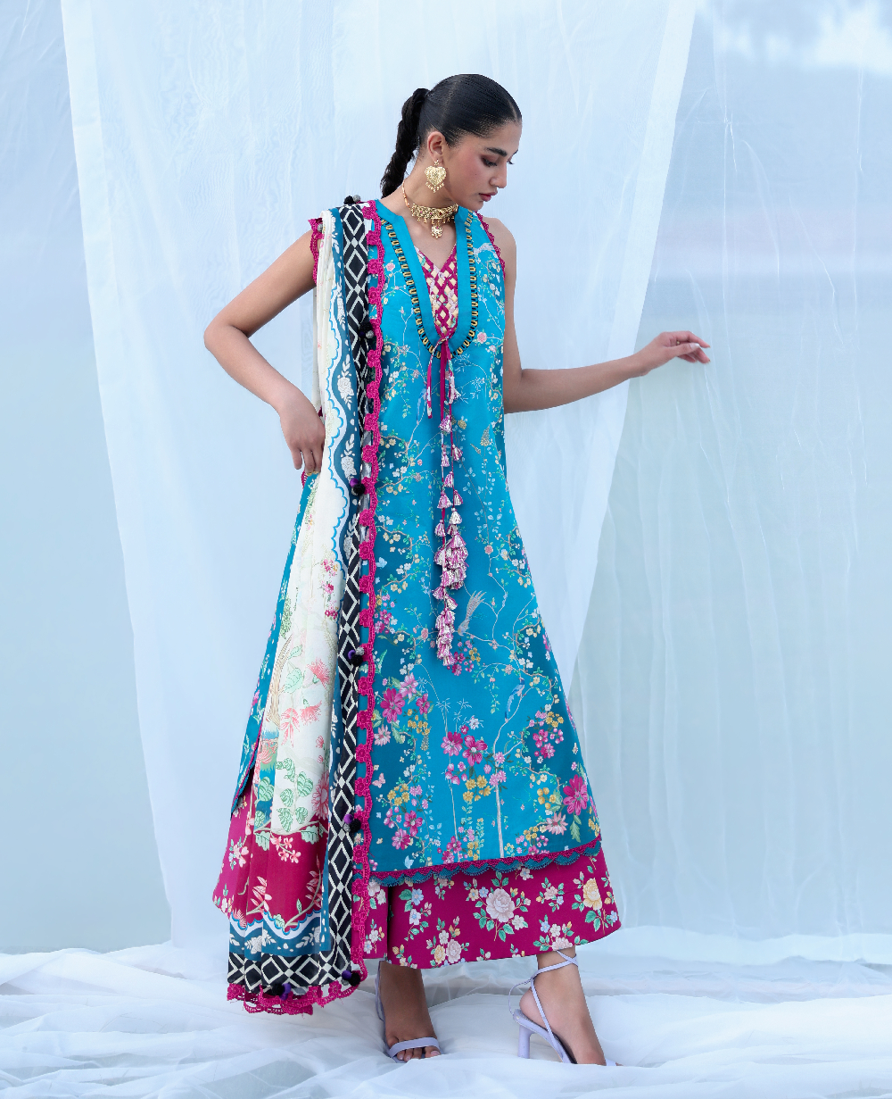 Republic Womenswear | Neoma Summer Prints 26 |Zariyah - by Libasekhas UK - Registered Vendor of : Republic Womenswear - 100% Original Designer Dress