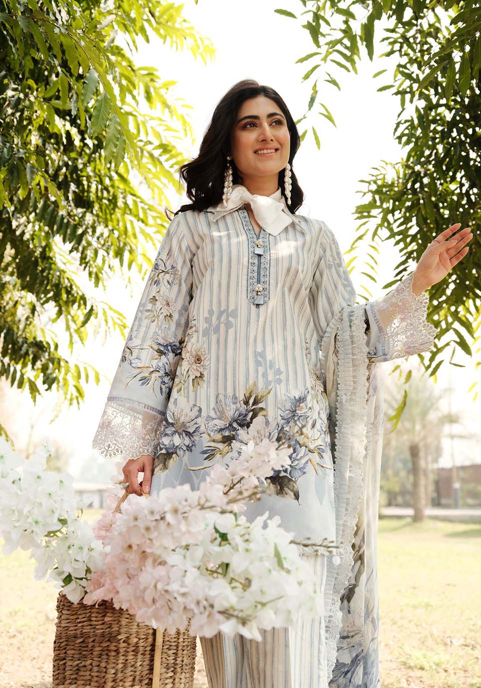 Zarqash | Luxe Lawn 24 | ZQ 15 - by - Libasekhas UK - Registered Vendor of : Zarqash - 100% Original Designer Dresss